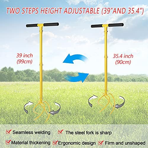 BARAYSTUS Hand Tiller, Twist Garden Claw Cultivator for Soil loosening - Image 2