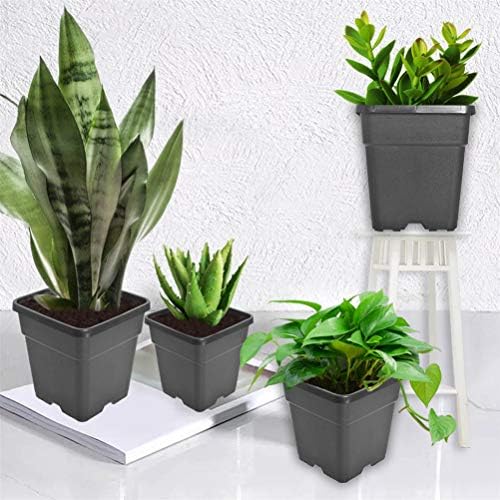 2 Gallon Square Nursery Pots Plant Pots Grow Pots Nursery Container Fit for Planting Soil Plants 10Pcs - Image 6