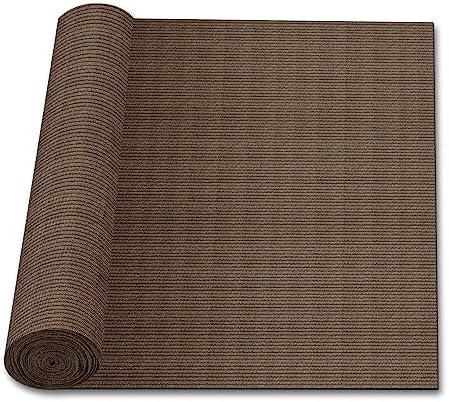 8' x 33' Sun Shade Roll Sun Shade Sunlight Blockage Cover for Outdoor Backyard Patio Pergola Greenhouse Plants (Brown) by AwnPro