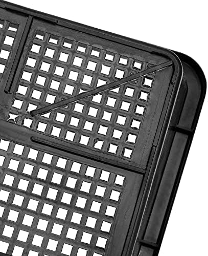 MOUYAT 14 Pack 15 x12 Inch Seed Starter Trays, Plastic Mesh Bottom Growing Trays, Plant Germination Trays for Microgreens, Soil Blocks, Wheatgrass, Hydroponic and Fodder Systems, Black - Image 3