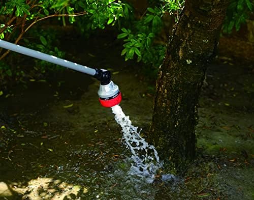 Eden 96618 Metal Thumb-Control 7-Pattern 33 in. Watering Wand | Heavy-Duty Water Sprayer for Hanging Plants, Gardens & Lawn Care, Quick Connect Set Bundle - Image 4