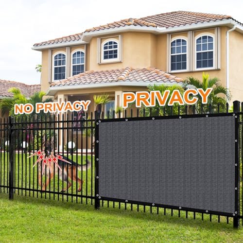 Artpuch 90% Sun Shade Cloth, 8 x 12 FT Pergola Shade Cover Canopy with Grommets, Sun Screen Fabric Tarp for Patio, Outdoor, Garden, Backyard, Dark Grey - Image 5