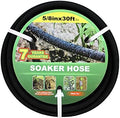 Taisia 5/8" Soaker Hose 30 ft Round Rubber Garden Soaker Hoses, Heavy Duty Drip Hose for Watering Irrigation, Water Seeper Soaker Hoses for Garden, Lawn and Plants by Taisia