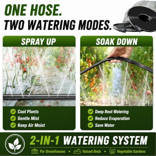Sprinkler Hose with Holes 25 ft for Garden Watering - Image 3