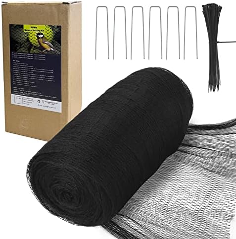 Bird Netting for Garden Protection, Anti Bird Mesh Garden Netting 28 x 30FT by RIFNY