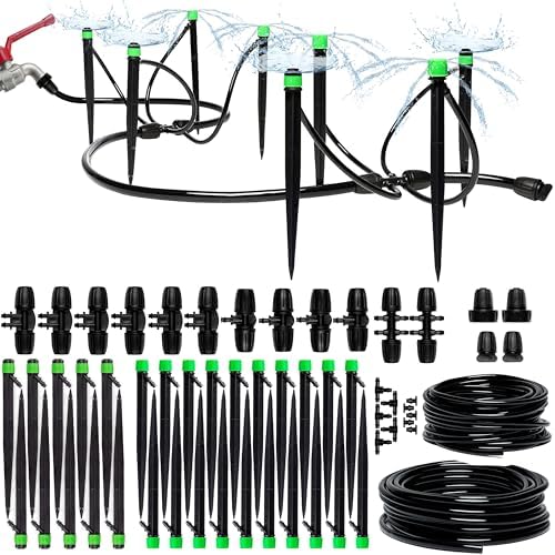 CARPATHEN Drip Irrigation System Kit for Garden Watering, Sprinkler, 100 ft by Carpathen-ExpertIrrigationsforNourishingGardens