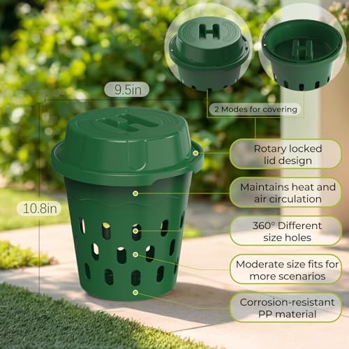 6-Pack Inground Worm Farm, Outdoor Worm Composting Bin, 8L - Image 2