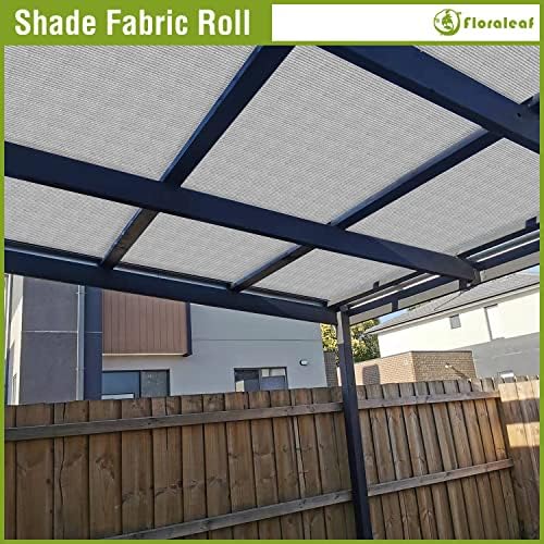 8'×9' Sun Shade Cloth Outdoor 95% UV Block Sunblock Shade Cover Fabric Roll Privacy Screen Fence for Pergola, Carport, Patio, Deck, Awning, Garden, Yard, Balcony, Backyard, Light Gray - Image 7