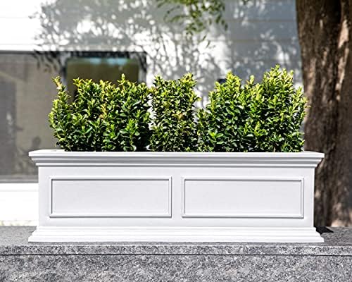 Veradek Brixton Series Window Box Planter - Rectangular Outdoor Planter - Image 4