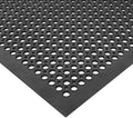 Ottomanson Heavy Duty Rubber Floor Mat – Non-Slip, Waterproof, Easy to Clean – Anti-Fatigue Mat for Commercial Kitchens, Restaurants, Workshops – Oil Resistant, Hose Washable – 36" x 60", Black by Ottomanson