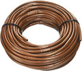 (100' ft Roll) - USA Made - 1/4-Inch x Irrigation/Hydroponics Dripline with 6-Inch Emitter Spacing (Brown) (100' Foot Roll) by OneStopOutdoor