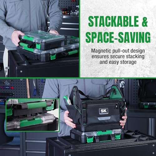 SK 13.5-Inch Small Part Organizer, Portable Tool Box Organizer, IP65 - Image 7