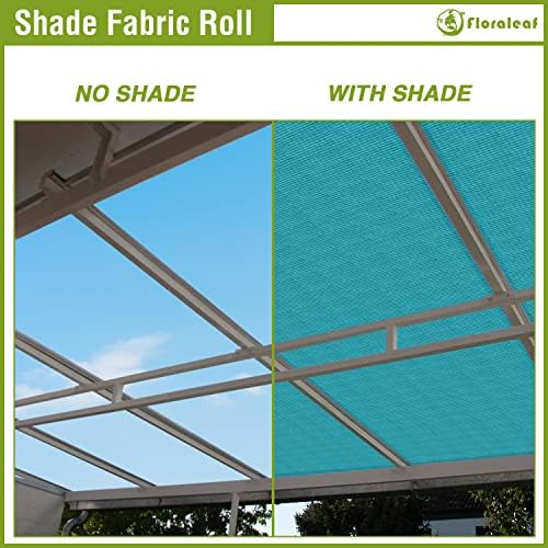 8'×21' Sun Shade Cloth Outdoor 95% UV Block Sunblock Shade Cover Fabric Roll Privacy Screen Fence for Pergola, Carport, Patio, Deck, Awning, Garden, Yard, Balcony, Backyard, Turquoise - Image 6