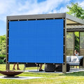 Artpuch Outdoor Pergola Shade Cover 12' X 14' Sun Shade Cloth with Grommets, 90% UV Protection Canopy Patio Privacy Screen (Customized Available) GN107, Blue by Artpuch