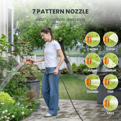 Giraffe Tools Retractable Garden Hose Reel 1/2"130FT Metal Bracket - Image 5