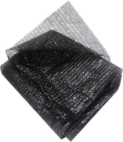 Black 30% Shade Cloth, 20ft x 10ft Sunblock Fabric UV Resistant with Clips - Image 2