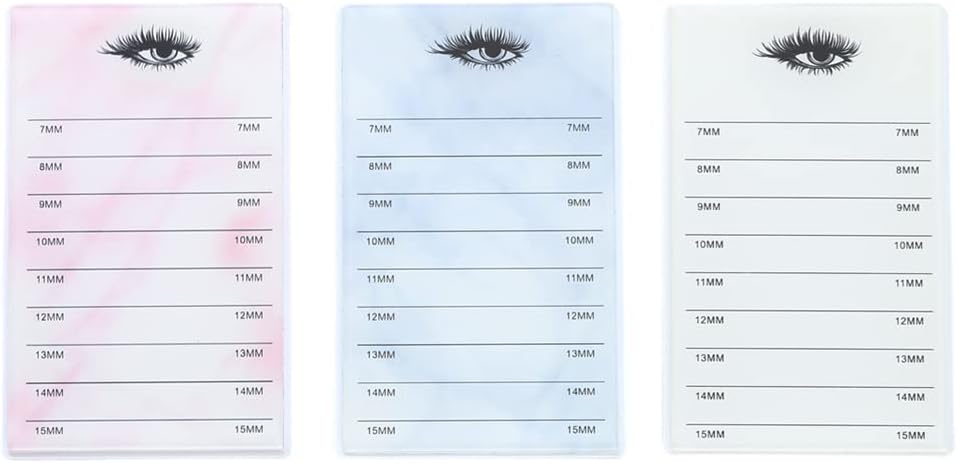 10 Layers Acrylic Eyelash Storage Box, Makeup Eyelashes Extension Close-Packed Display with 10 Pallets, Grafting False Eyelashes Glue Pallet Holder Display Organizer (White)