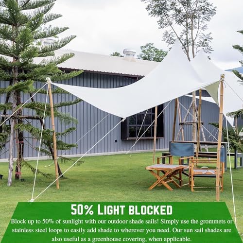 Farm Plastic Supply - White Shade Cloth - 50% - Mesh Fabric for Fence Privacy Screen, Garden Shade, Mesh Fence Screening, Shade Cloth Rolls, Wind Screen (32' x 75') - Image 3