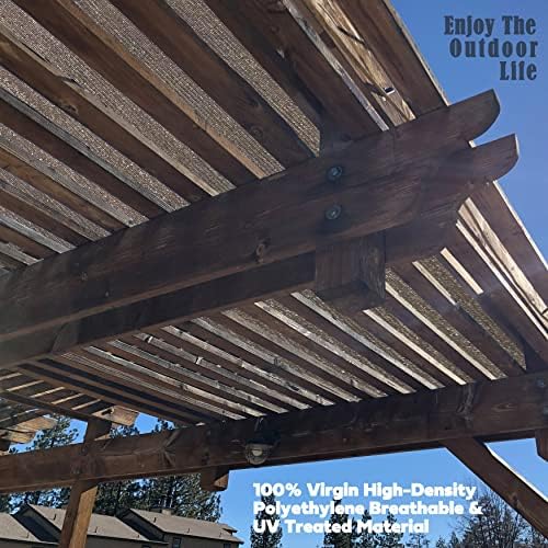 Alion Home Sun Shade Panel Privacy Screen with Grommets on 4 Sides for Outdoor, Patio, Awning, Window Cover, Pergola (10' x 10', Mocha Brown) - Image 3