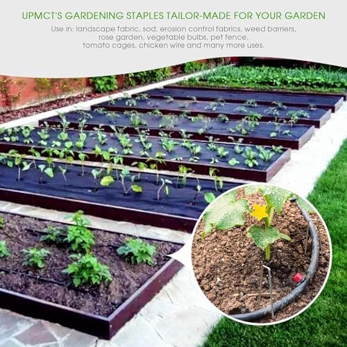 12 Inch Galvanized Garden Landscape Staples Stakes, 25 50 100 PCS Anti-Rust Garden Staples Tent Ground Stakes U-Shaped Landscape Pins for Secure Lawn Fabric, Decoration (100, 12 Inch) - Image 4