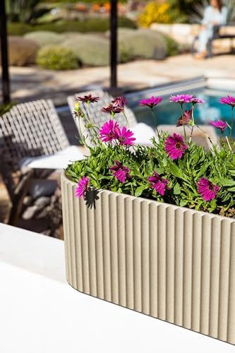 Veradek Demi Series Window Box Planter - Round Outdoor Planter - Image 5