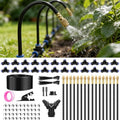 100FT 1/4" Drip Irrigation System, 2026 Upgrade Garden Irrigation Kit with 24pcs 360° Adjustable Copper Nozzles, DIY Watering System for Raised Beds, Yard, Lawn, Vegetable Gardens (100 ft) by FocusonStarlinkaccessories