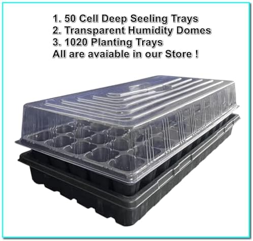 Nothers RooTrimmer 50 Cell, 10pcs-Pack Thick Durable Seedling Plastic Nursery Trays (GGQB50, 10/20) 1 - Image 5