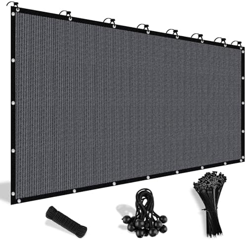 Shade&Beyond 90% Sun Shade Cloth with Grommets, 3' X 10' Pergola Shade Cover Canopy, Mesh Tarp Sun Screens for Patio, Outdoor, Garden, Backyard, Blue Gray by ShadeBeyond