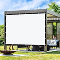 Artpuch Outdoor Pergola Shade Cover 7' X 13' Sun Shade Cloth with Grommets, 90% UV Protection Canopy Patio Privacy Screen (Customized Available) GN107, White by Artpuch