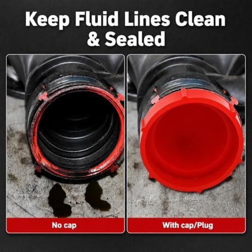 144 Pcs Plastic Plugs and Caps Kit for Automotive Fluid Lines - Image 3