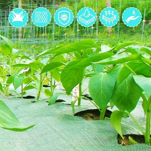 Broadfashion 6.5ft x 300ft Premium 3oz Pro Garden Weed Barrier Landscape Fabric, Durable & Heavy-Duty Weed Block Gardening Mat, Easy Setup & Superior Weed Control, Eco-Friendly & Convenient Design - Image 7