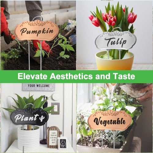 Metal Plant Labels, Waterproof Garden Signs 30 Pack Plant Tags - Image 5