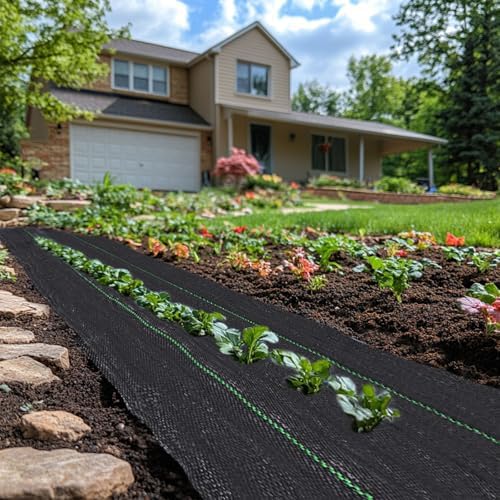 3ft x 100ft Weed Barrier Landscape Fabric Heavy Duty Premium Weed Control Fabric Durable & Eco-Friendly Weed Block Gardening Mat Landscaping Fabric - Image 3