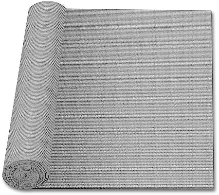 8' x 116' Sun Shade Roll Sun Shade Sunlight Blockage Cover for Outdoor Backyard Patio Pergola Greenhouse Plants (Light Gray) by AwnPro
