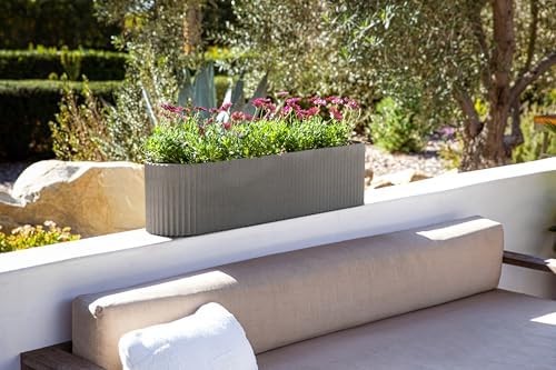 Veradek Demi Series Window Box Planter - Round Outdoor Planter - Image 4