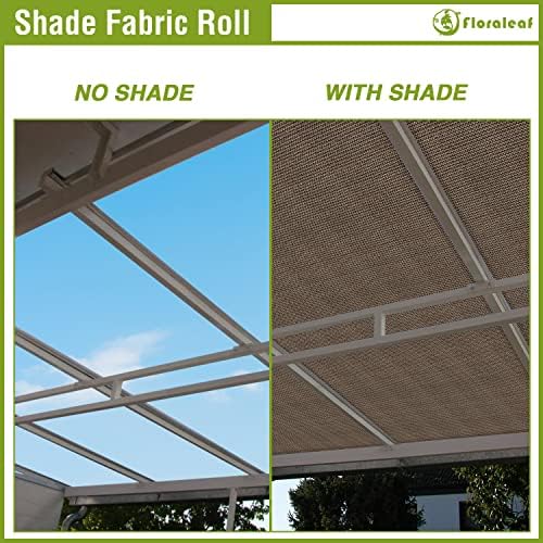 08' × 15' Sun Shade Cloth Outdoor 95% UV Block Sunblock Shade Cover Fabric Roll Privacy Screen Fence for Pergola, Carport, Patio, Deck, Awning, Garden, Yard, Balcony, Backyard, Green - Image 5