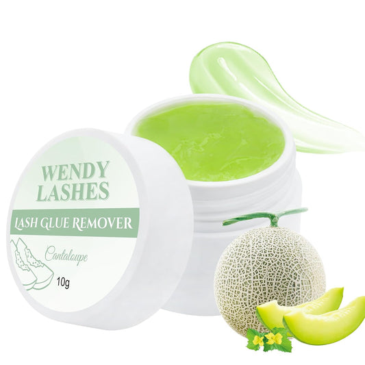 Wendy Lash Remover for Eyelash Extensions: Effectively Cluster Glue Remover Cream, Green Cantaloupe