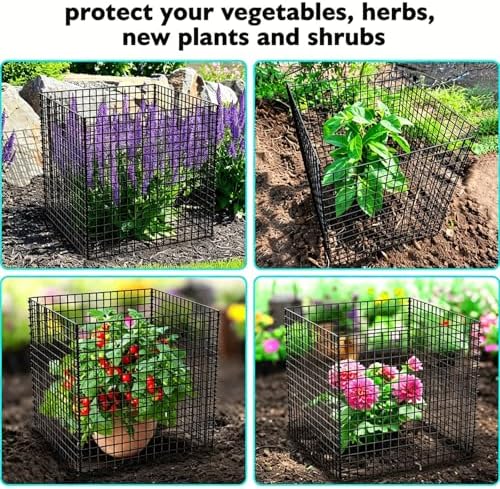 6 Pack Plant Protectors from Animals, 14.8" L x 14.8" W x 15.7" H - Image 7