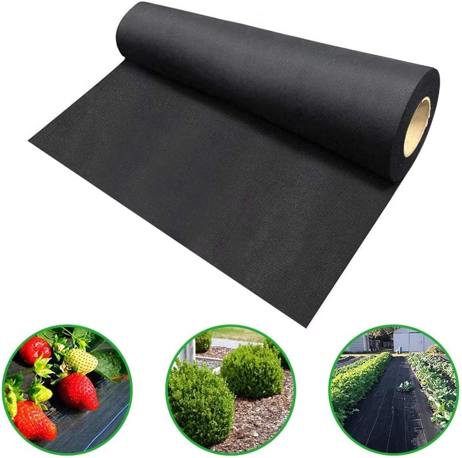 Agfabric Non-Woven Weed Barrier 4x50ft Landscape Fabric Ground Cover,Heavy-Duty Weed Block for Gardening Mat,Erosion Control,Weed Control - Image 3