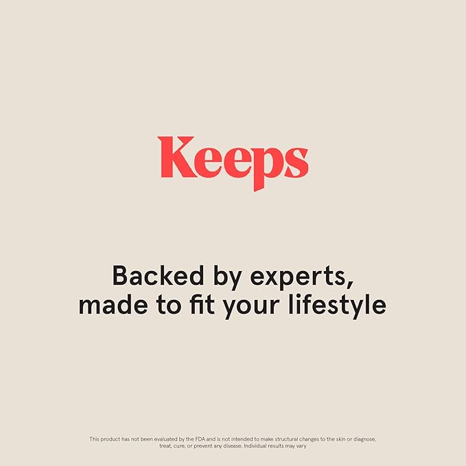 Keeps Hair Regrowth Treatment Mens Conditioner for Fuller, Thicker Looking Hair, 8 oz - Thinning and Hair Growth Conditioner for Men - DHT Blocker - Infused with Biotin, Caffeine, & Saw Palmetto