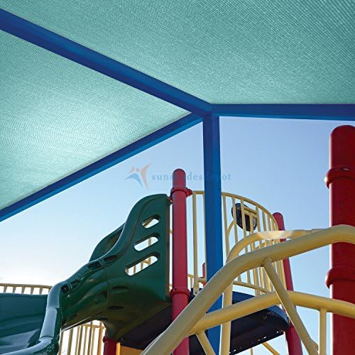 TANG Sun Shade Fabric Roll 8'x8' Shade Cloth for Garden Turquoise Green HDPE Mesh Shading Pergola Cover Replacement Canopy, 95% Blockage Sunshades for Outdoor Patio Backyard Plant - Image 7