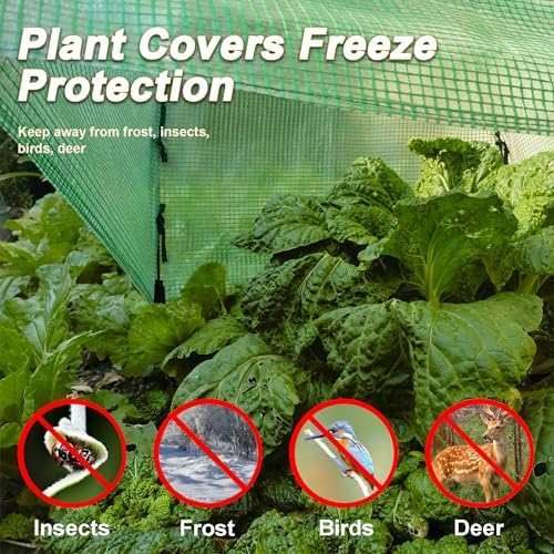 40″*40″*31″ Winter Plant Warm Covers - Raised Bed Cover, Garden Row Accelerator, Warm Tent Freeze Protection Humidity Domes for Germination, Seedling Propagation Protecting Plants from Animals 2 PCS - Image 6