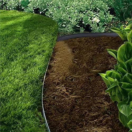 Garden Edging，20ft Landscape Edging with 20 Spikes for Lawn 2 Inch Tall(Black, 20FT) - Image 6
