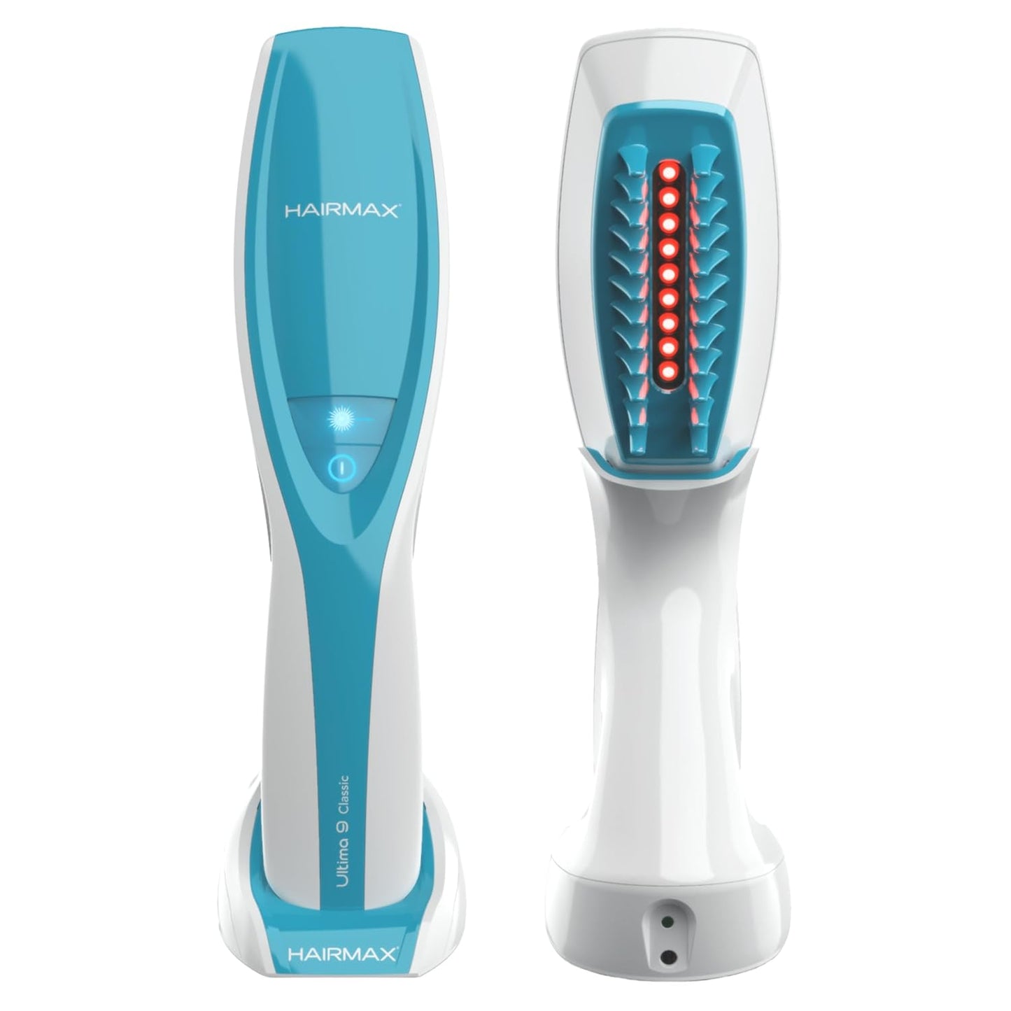 Hairmax Ultima 9 Classic LaserComb -(FDA Cleared) Laser Hair Regrowth Treatment Device for Men & Women - Reverses Thinning Hair Loss - Red Light Therapy to Stimulate Hair Growth - Cordless Design