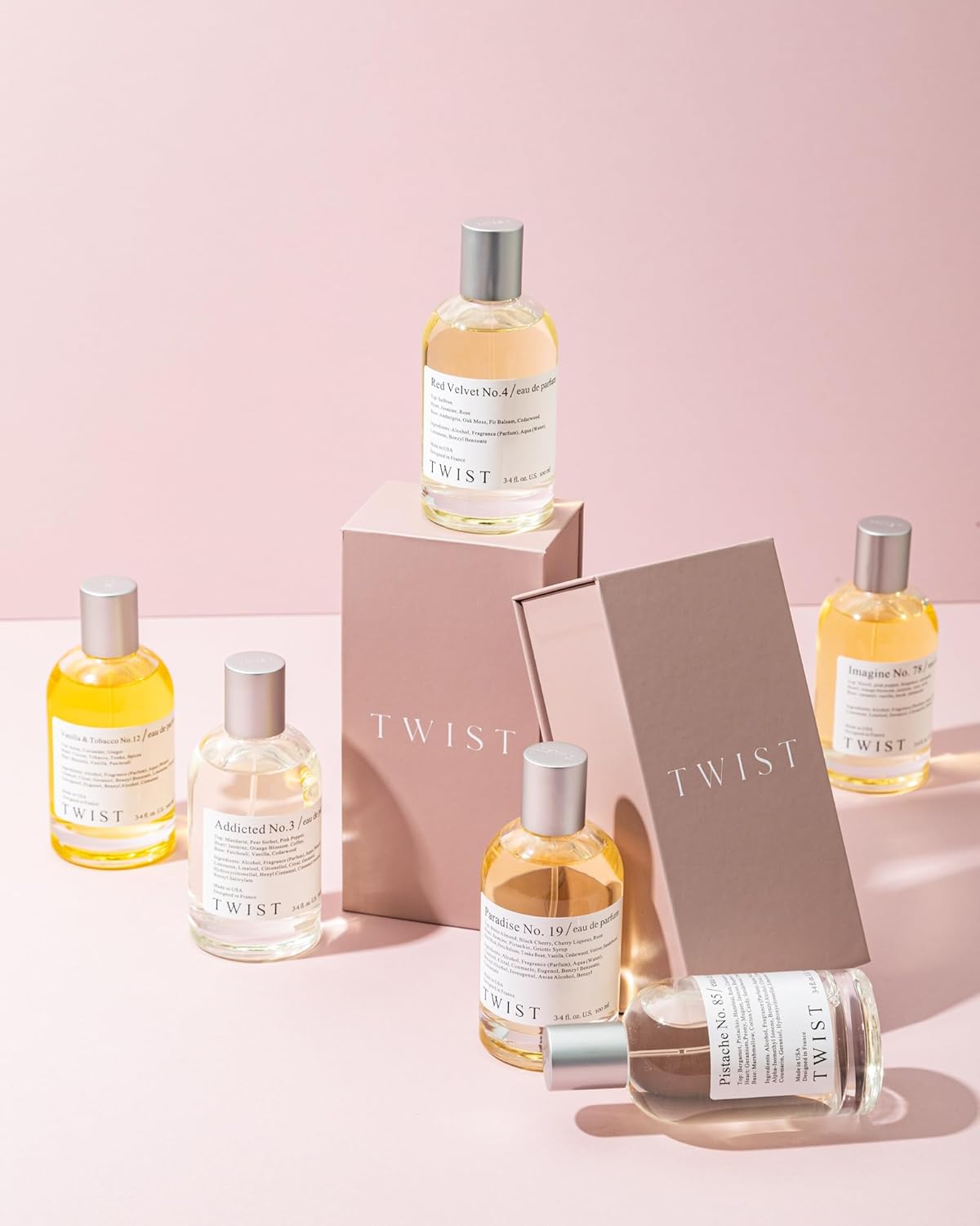 Twist - Noir No. 32 - Eau De Parfum Inspired by T. Ford Tuscan Leather, Long-Lasting Perfume For Women & Men, Paraben Free, Vegan, Clean Ingredients, Unisex Fragrance - Spray 100 ml | 3.4 fl. oz.