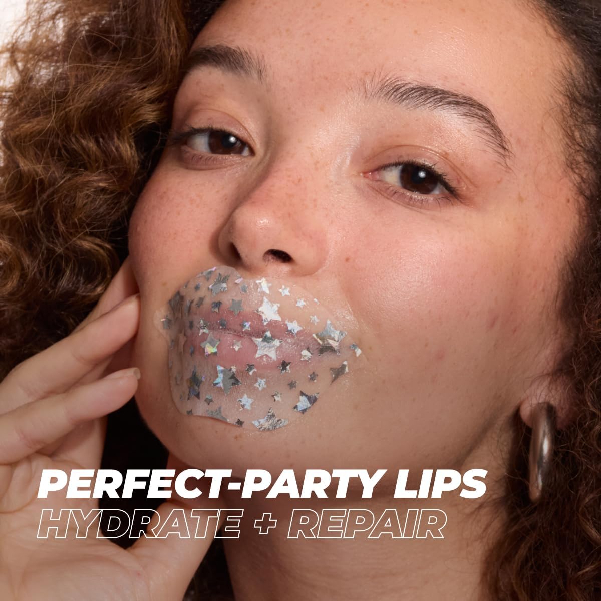 Vitamasques Lip Mask, 3-Pack -Birthday Cake Collagen Lip Mask Sheets, Repair for Dry & Chapped Lips - Nourishing & Hydrating - Vegan & Cruelty-Free Korean Skin Care