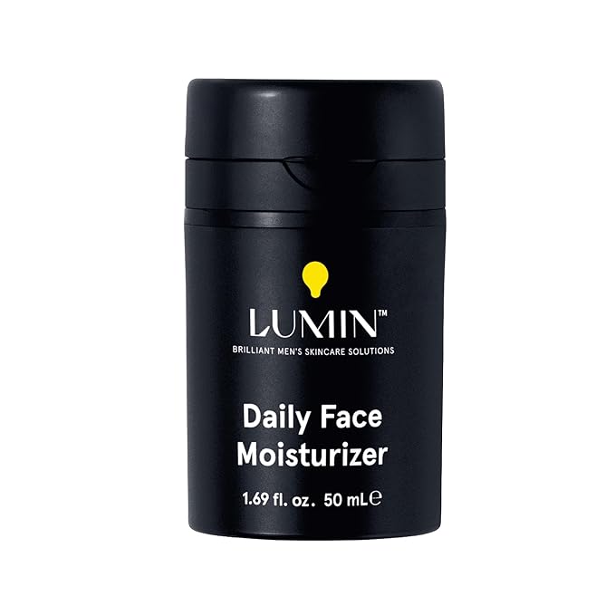 Lumin Daily Face Moisturizer for Men – Lightweight Hydrating Cream with Niacinamide, Men’s Face Lotion for Normal, Combination & Sensitive Skin, Korean Skincare, Smooth & Nourishing, 50ml