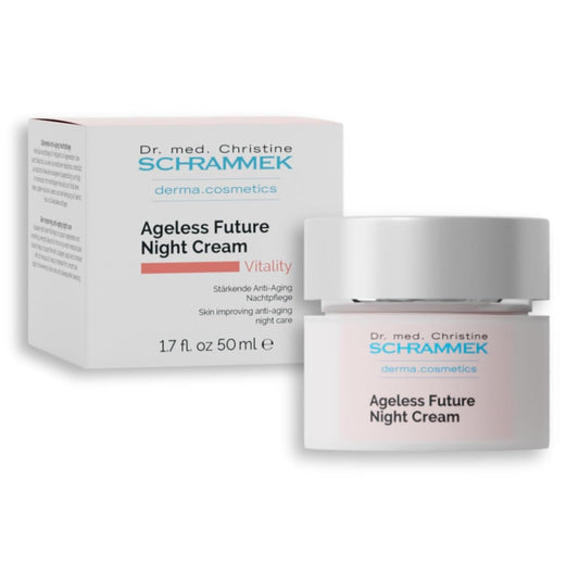 Ageless Future Night Cream (1.7 fl oz) - Skin Improving Anti-Aging Night Care – Regenerating Night Cream - with Vitamin A - Skin Care - Dr. Schrammek