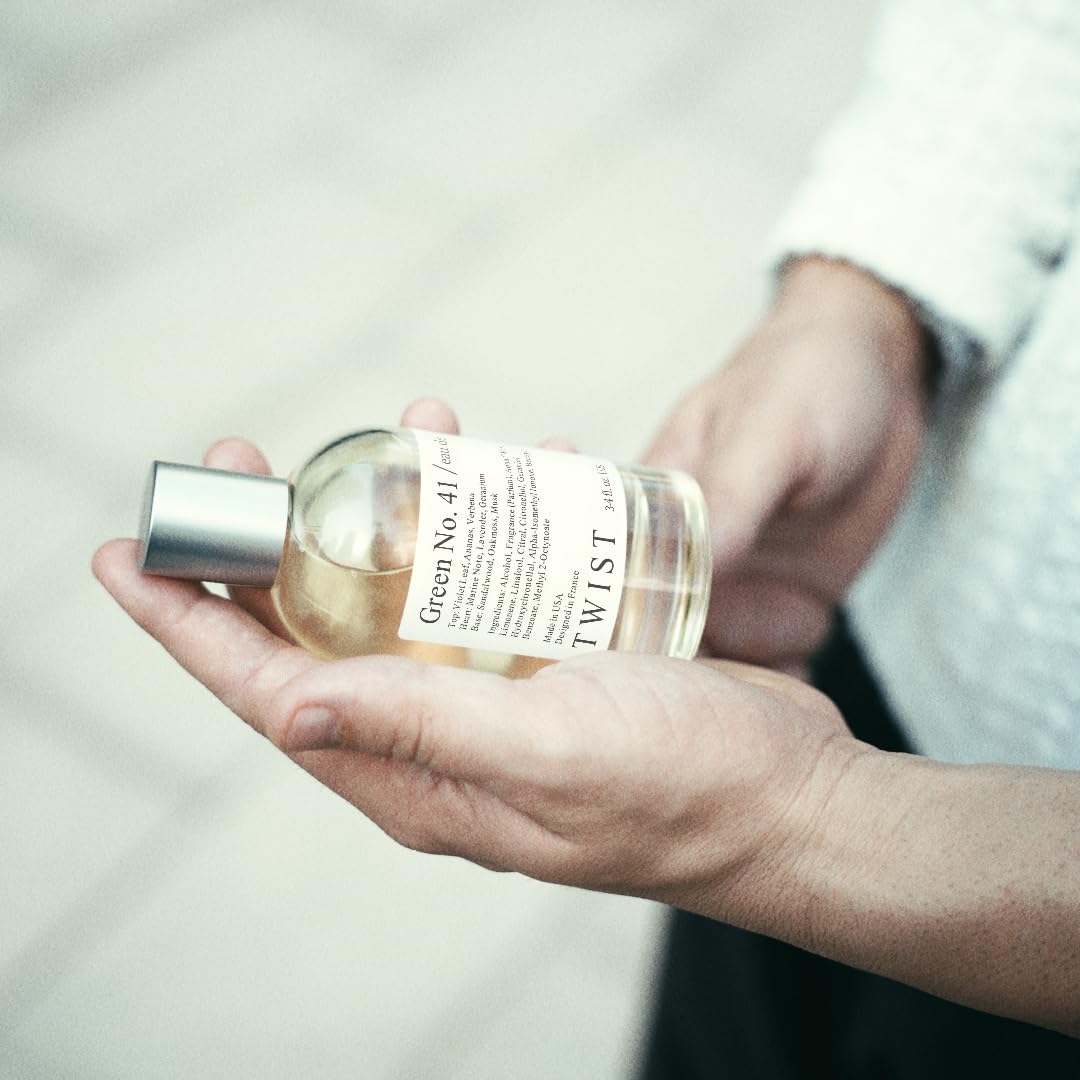 Twist Green No. 41 - Eau De Parfum Inspired by Creed's Green Irish Tweed, Long-Lasting Perfume For Men, Paraben Free, Vegan, Clean Ingredients, Fragrance - Spray 100 ml | 3.4 fl. oz.