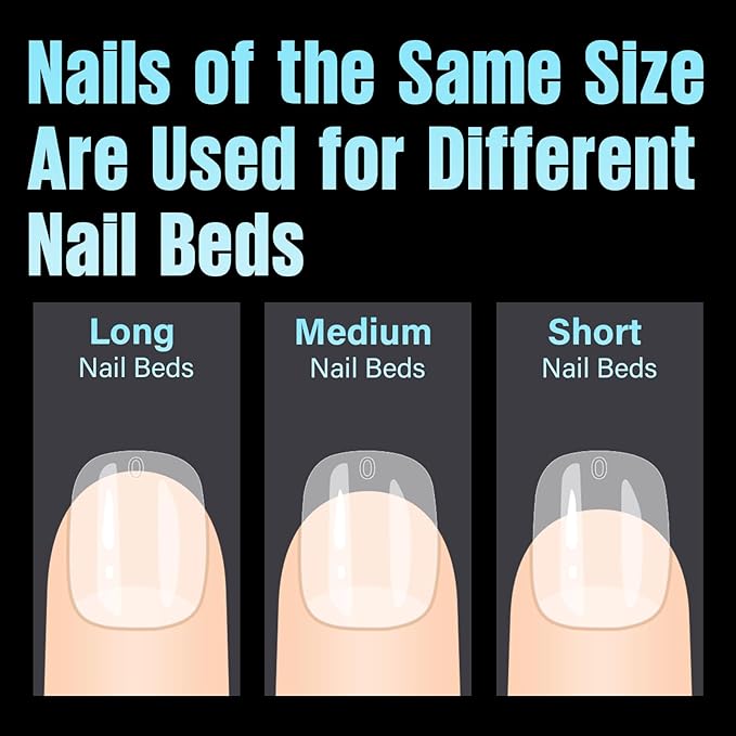 TOMICCA Extra Short Coffin Nail Tips, 240Pcs Half Matte Press on Full Cover Acrylic Nails, 12 Sizes Pre -Shape Soft Acrylic Fake Nail Tips for Nail Extension Art Home DIY Nail Salon